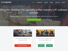 Tablet Screenshot of cropster.com